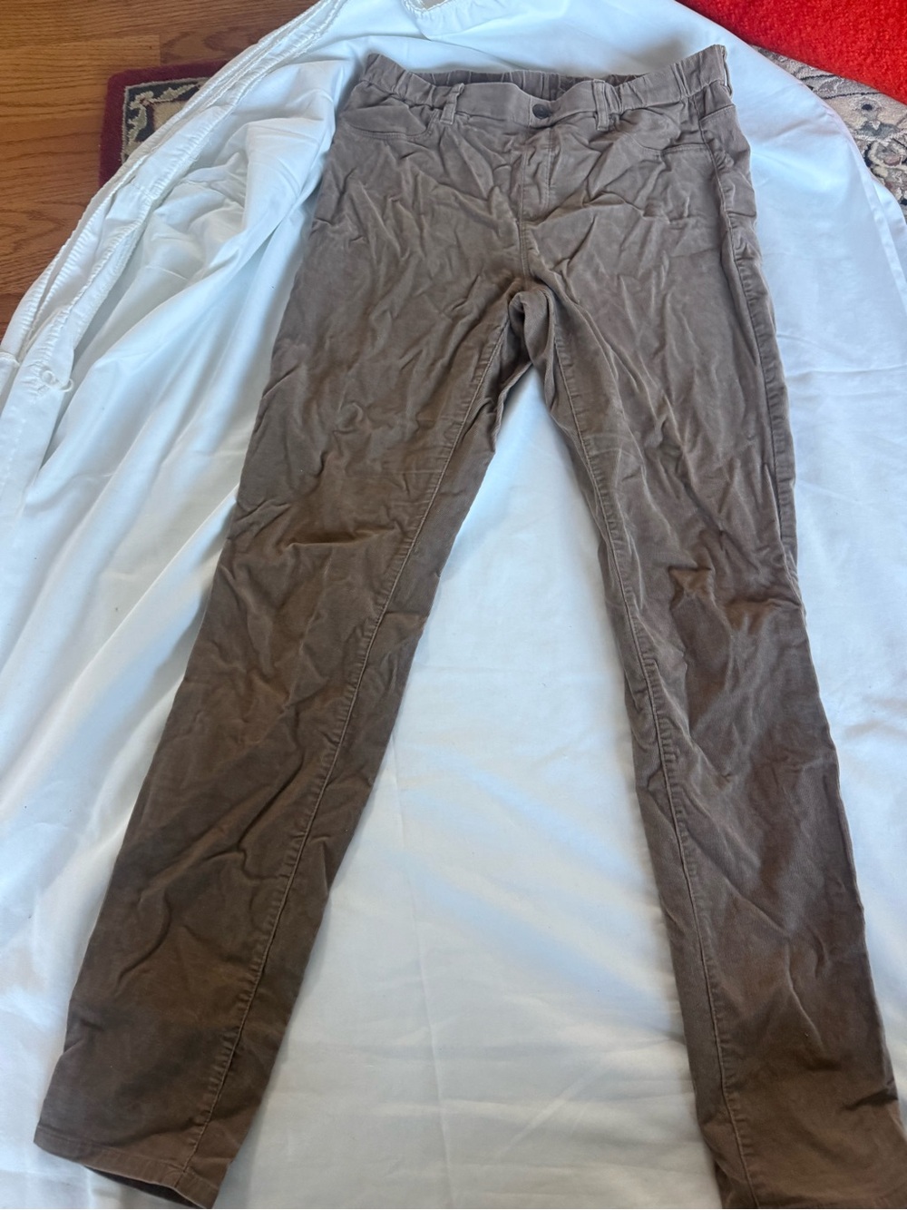 Uniqlo Womens Corduroy Pants medium light brown